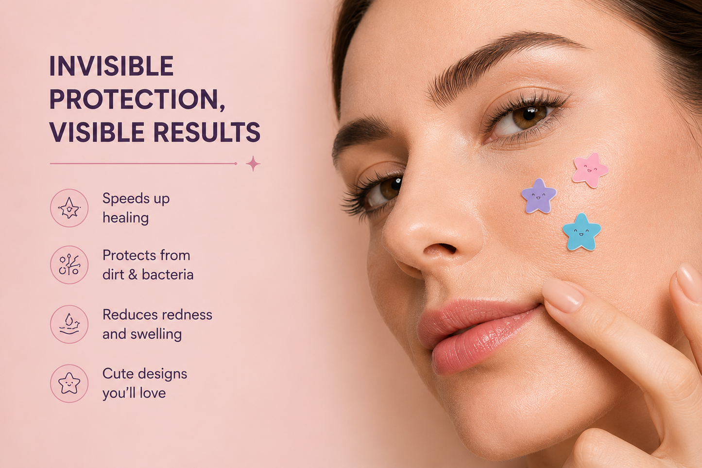 Invisible Hydrocolloid pimple patches