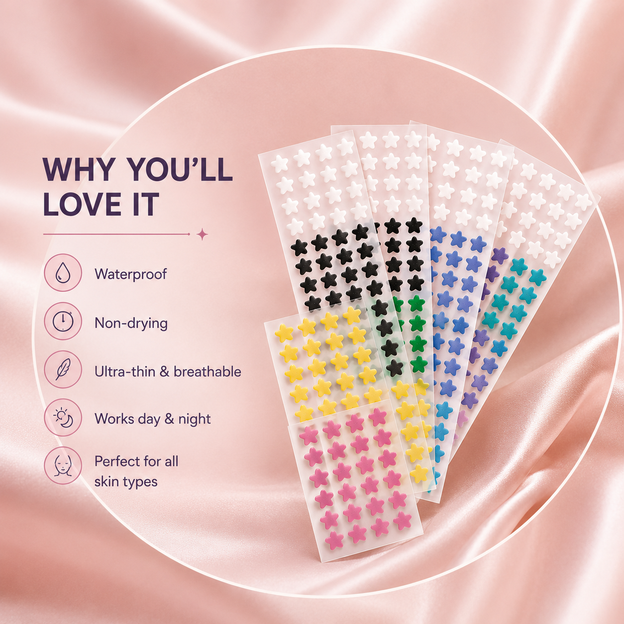 Invisible Hydrocolloid pimple patches