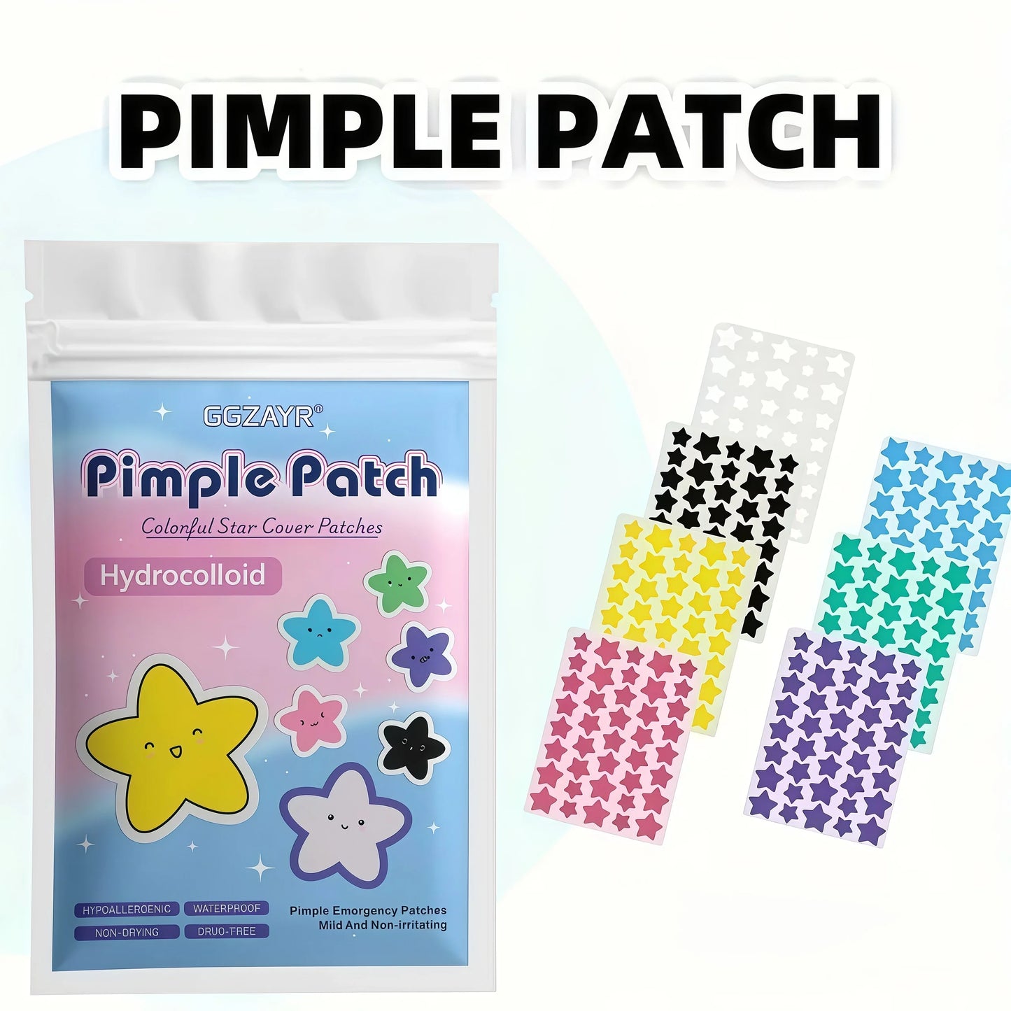 Invisible Hydrocolloid pimple patches